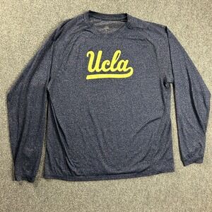 UCLA Bruins Shirt Adults Extra Large Blue Adidas Climalite Stretch‎ Performance